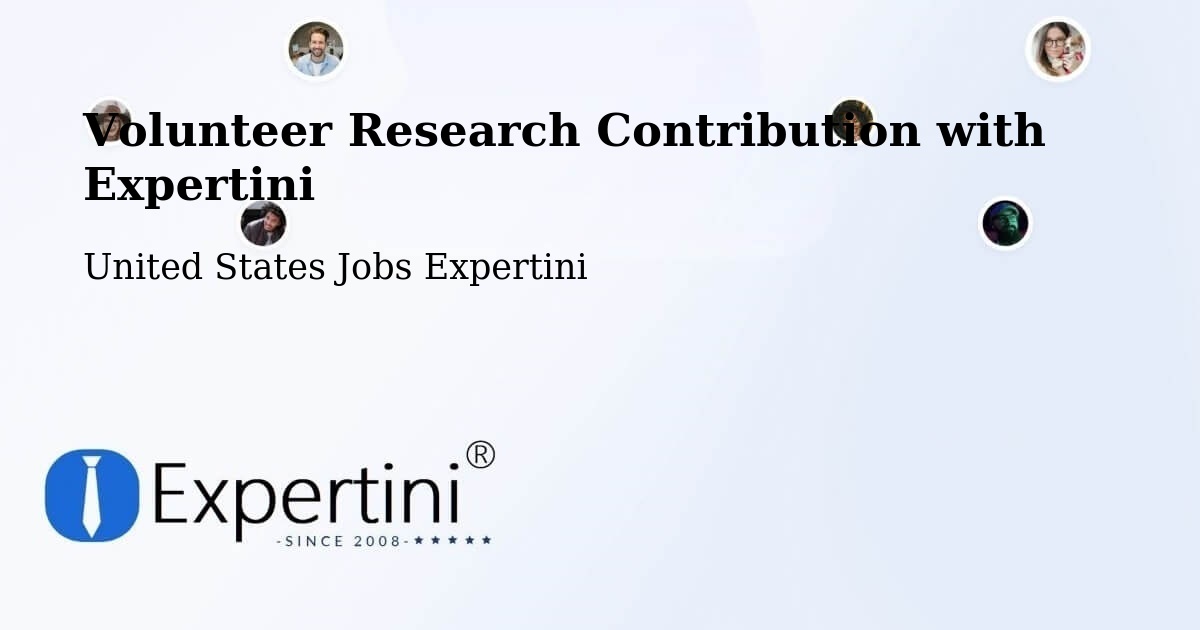 Volunteer Research Contribution Program – Bertram - United States Jobs Expertini
